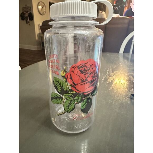 Anti Social Social Club Thorn In My Side Nalgene-Clear - Picture 3 of 3